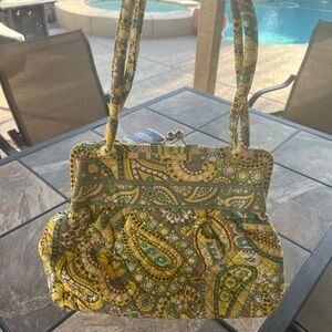 Vera Bradley original shoulder bag green